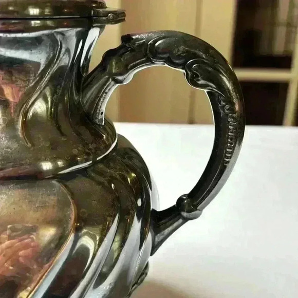 Vintage Gefion Coffee/Tea Pot Silverplate/Silver Plate - Picture 3 of 11